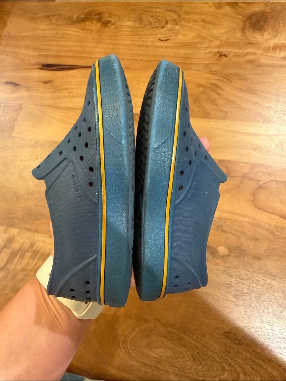 Native Kids Blue Slip-On Water-Friendly Shoes Size C10 (kids 10)